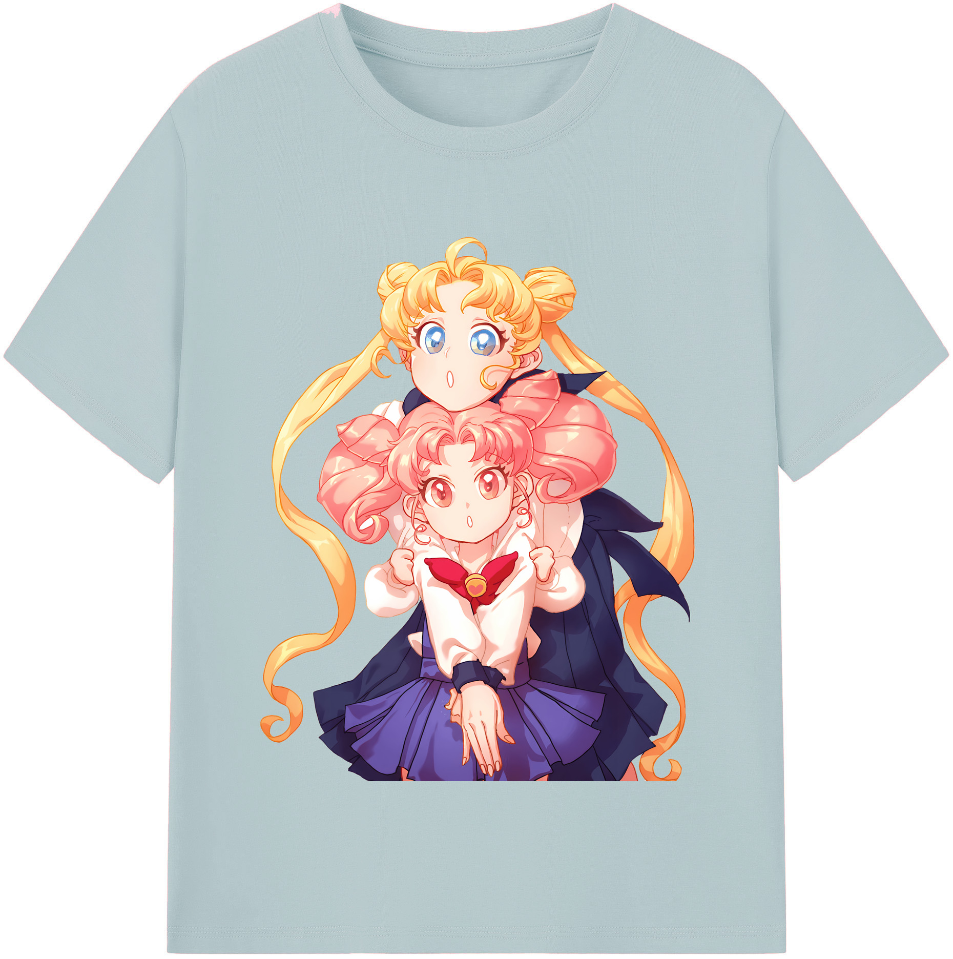 （画像用） 美少女戦士セーラームーン 愛野 美奈子 あいの みなこ Sailor Moon Aino Minako 綿100％半袖Tシャツ（フロントプリント）
